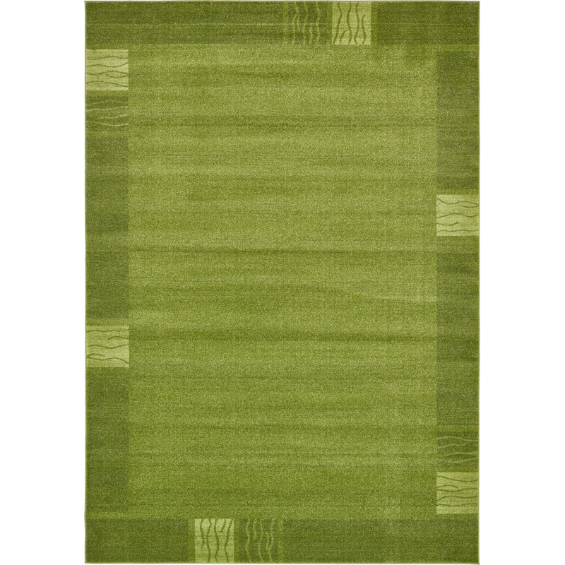 Orren Ellis Christi Moss Green Area Rug & Reviews Wayfair